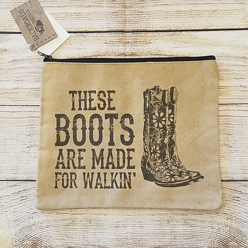 New Make Up Bag, Travel Bag, Country Chic